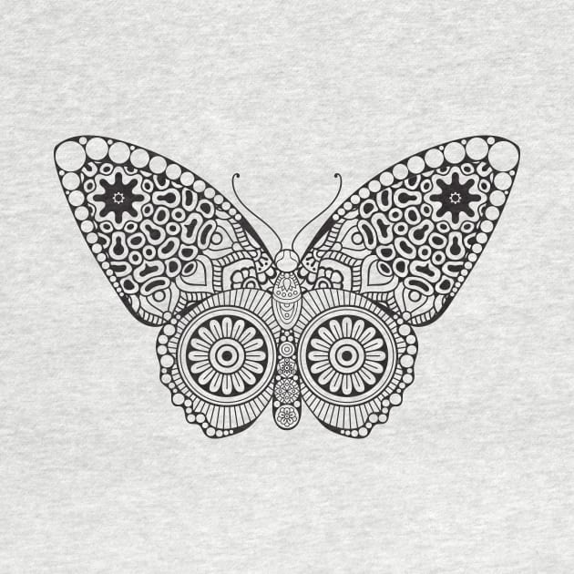 Butterfly Mandala Design by Utopia Shop